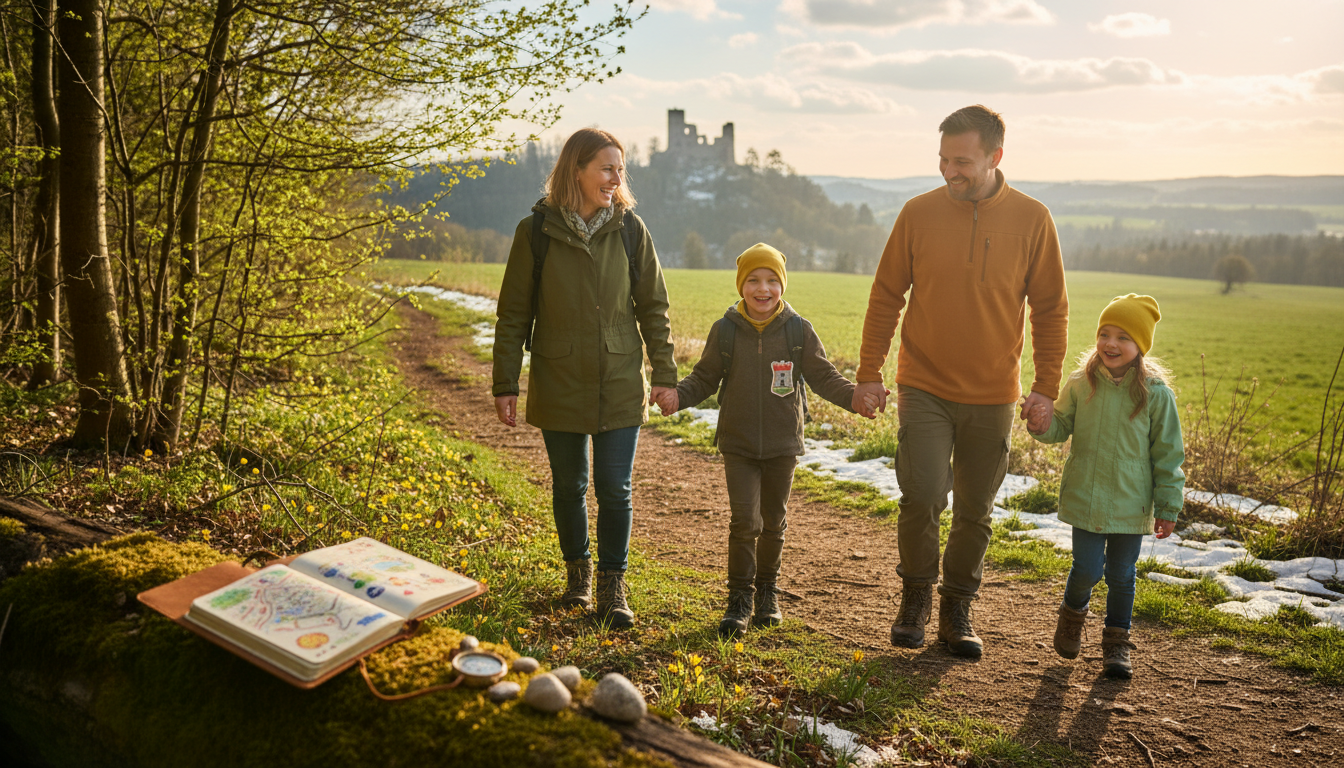 Jarní prázdniny 2026: 10 výletů s dětmi do přírody