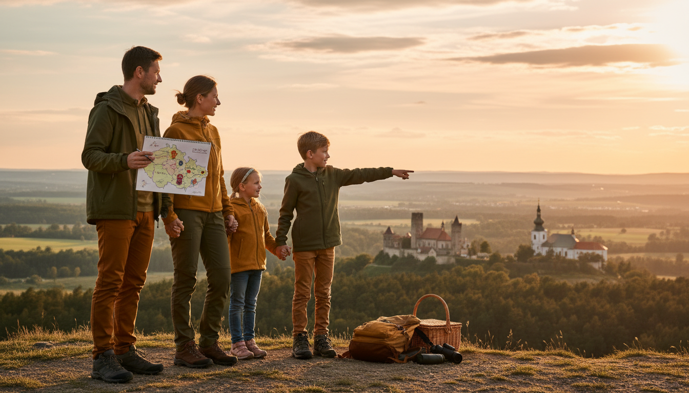 Rodinné předsevzetí: Navštívit všech 14 krajů Česka